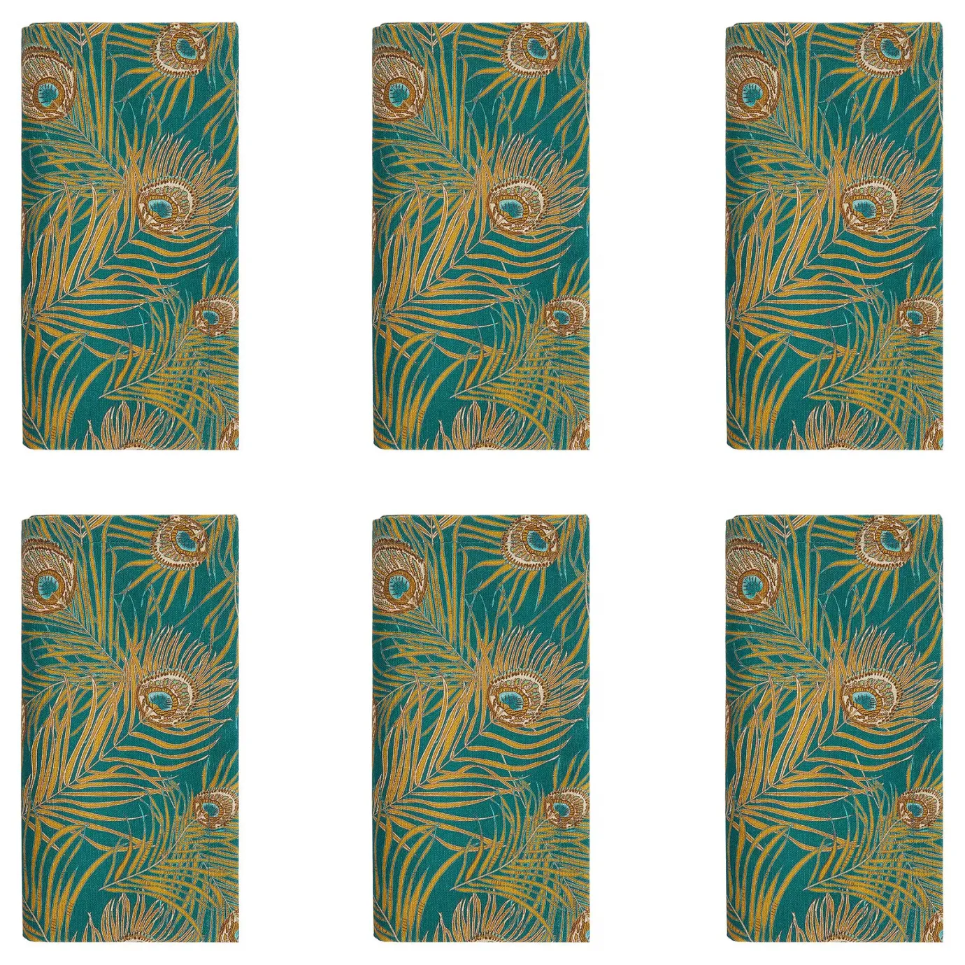 Butlers Serviette GOLDEN TWENTIES 6er-Set- Tischdecken