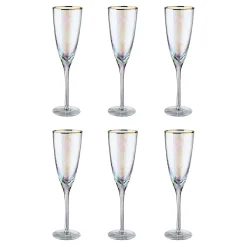 Butlers SMERALDA Champagnerflöte 6er-Set- Sektgläser & Champagnergläser