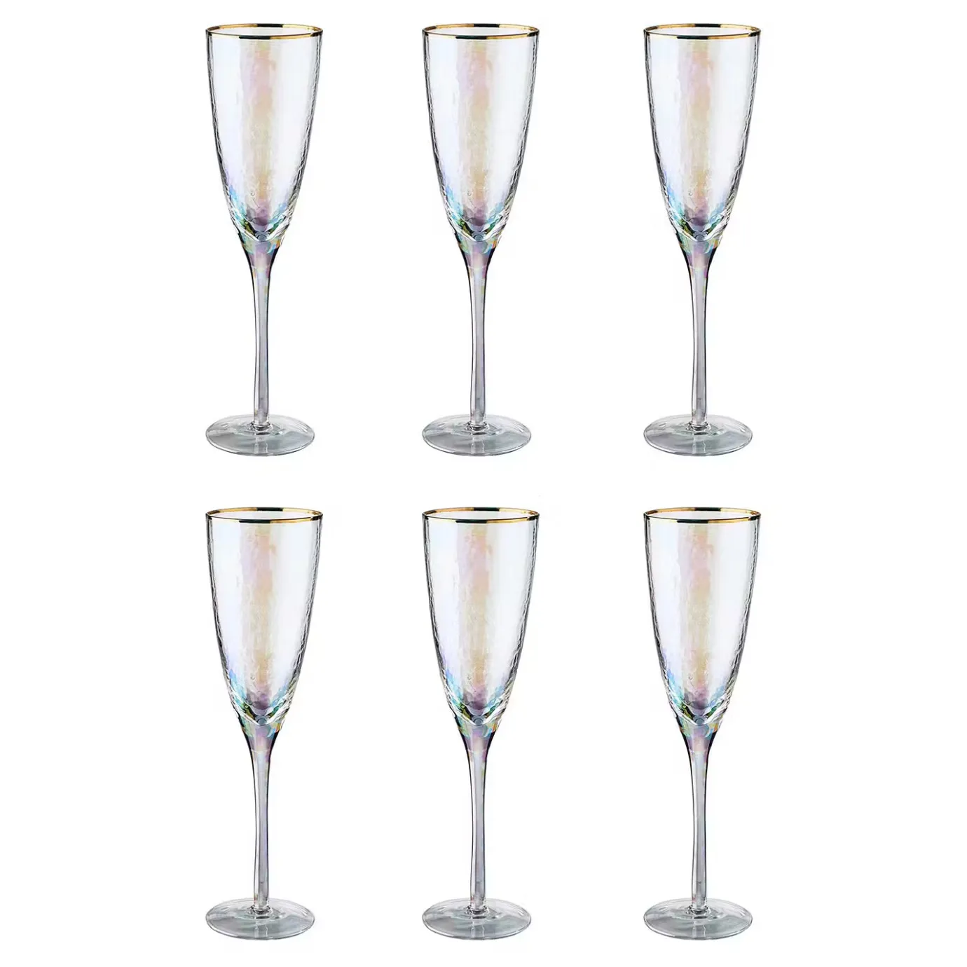 Butlers SMERALDA Champagnerflöte 6er-Set- Sektgläser & Champagnergläser