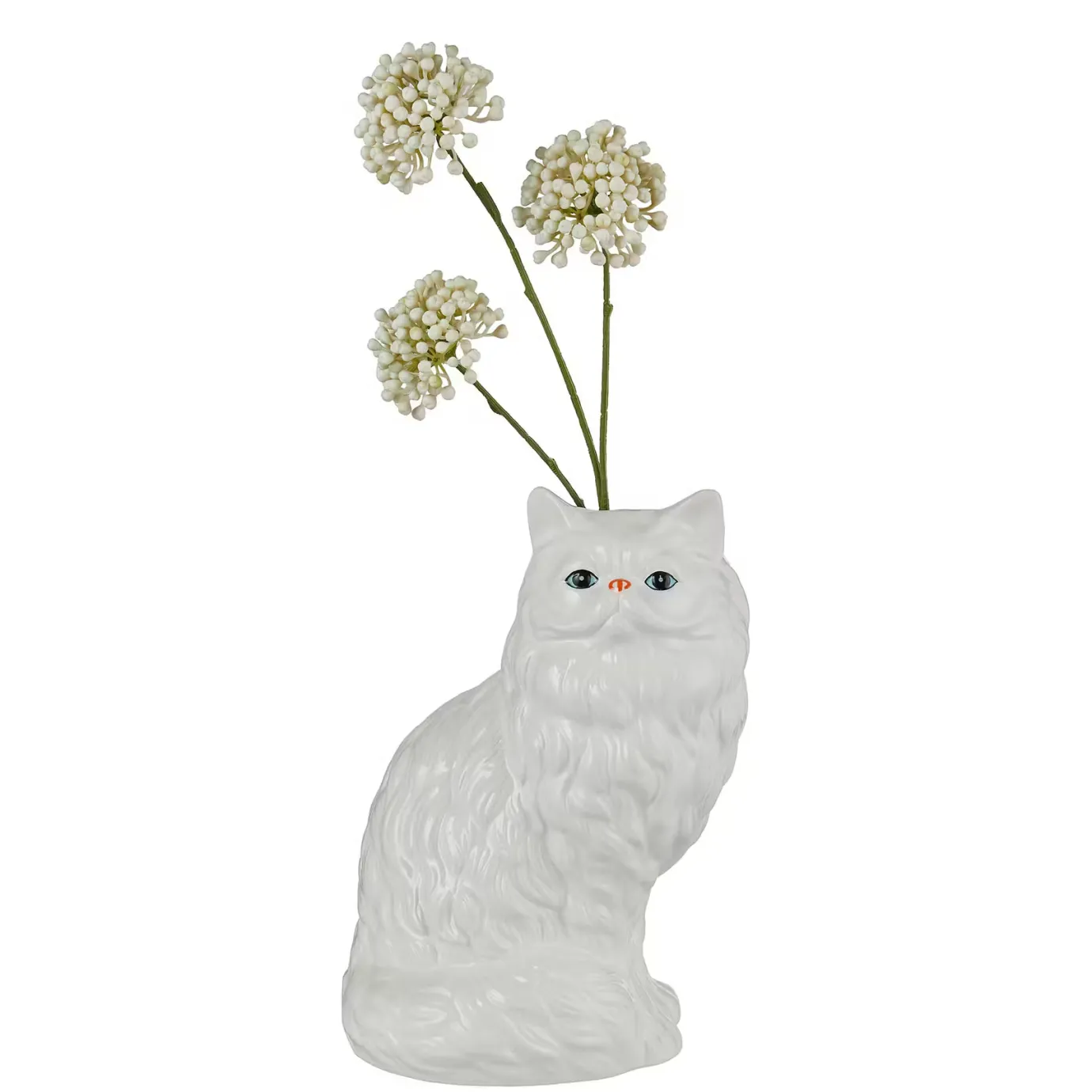 Butlers SNOW WHITE Vase Katze- Vasen
