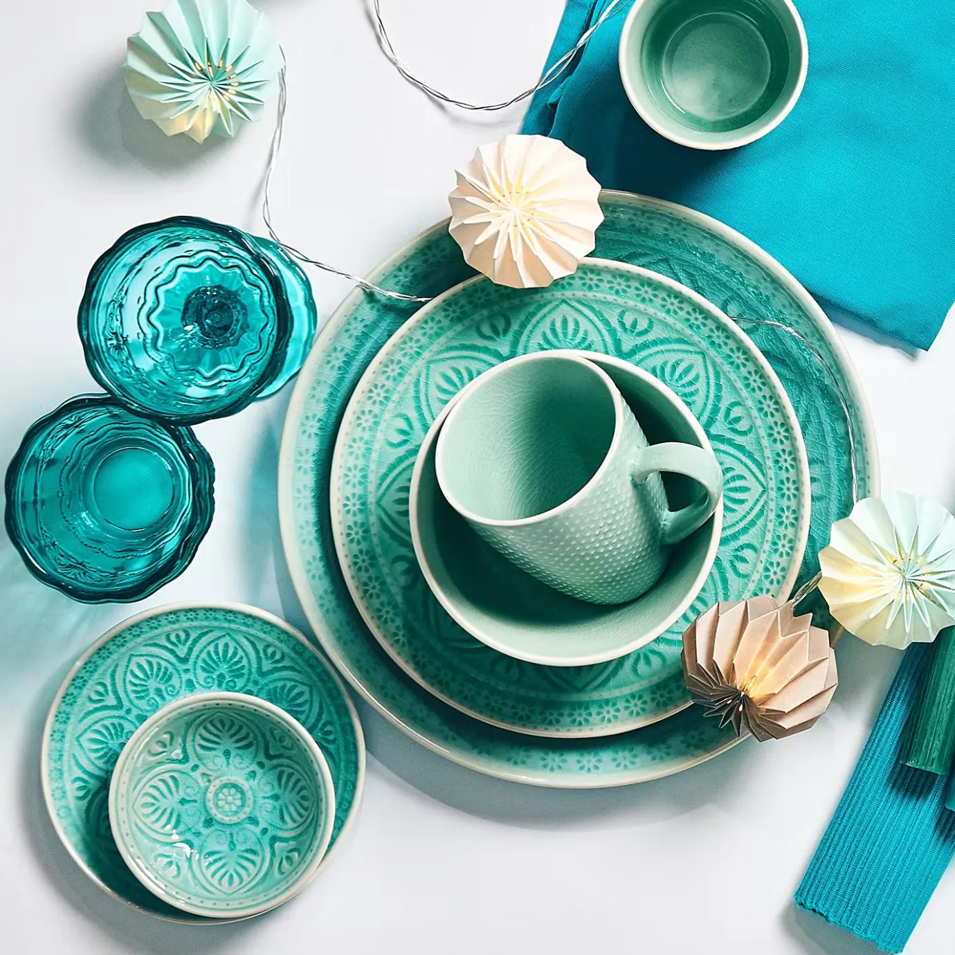 Butlers SUMATRA Schälchen 12er-Set- Servierplatten & Etageren|Schalen & Bowls