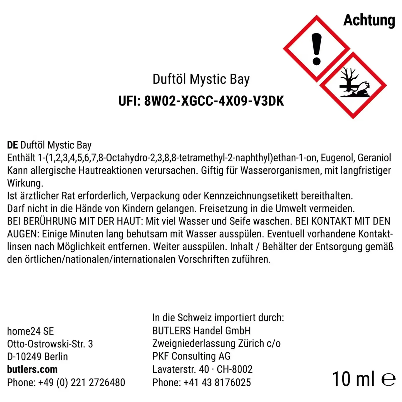 Butlers SUPREME Duftöl Mystic Bay- Raumdüfte|Raumdüfte & Diffuser