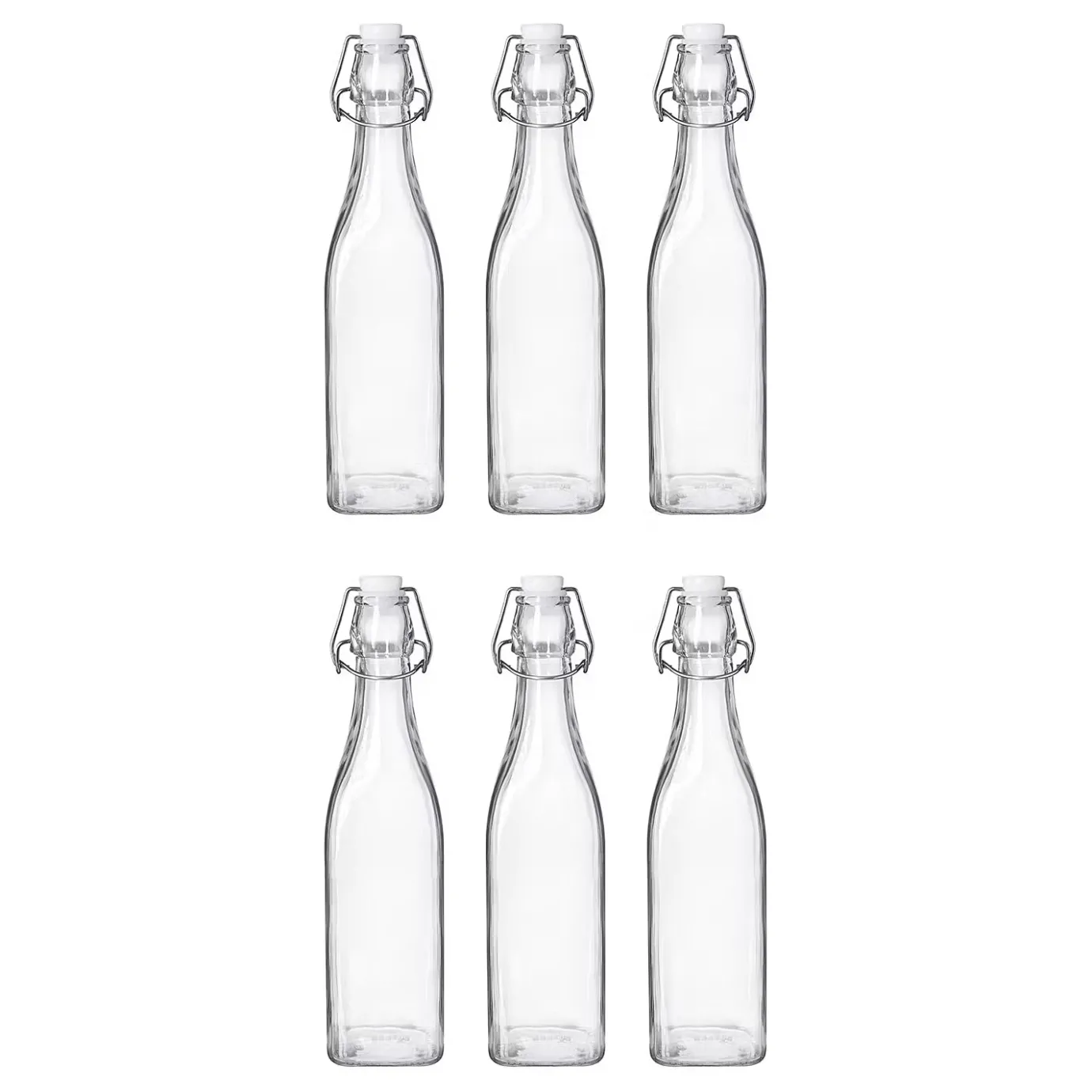 Butlers SWING Flasche mit Bügelverschluß 6er-Set- Karaffen & Krüge