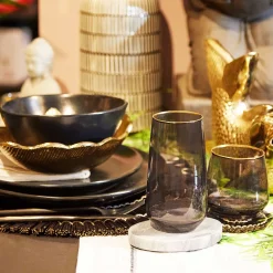 Butlers TOUCH OF GOLD Longdrinkglas 6er-Set- Cocktailgläser