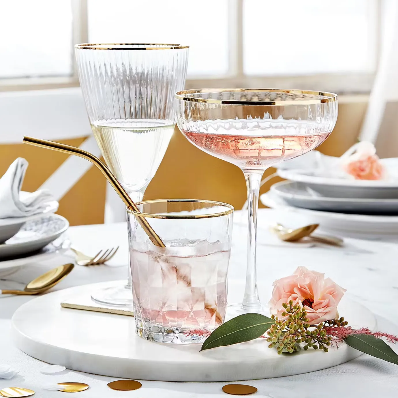 Butlers UPSCALE Trinkglas 6er-Set- Wassergläser