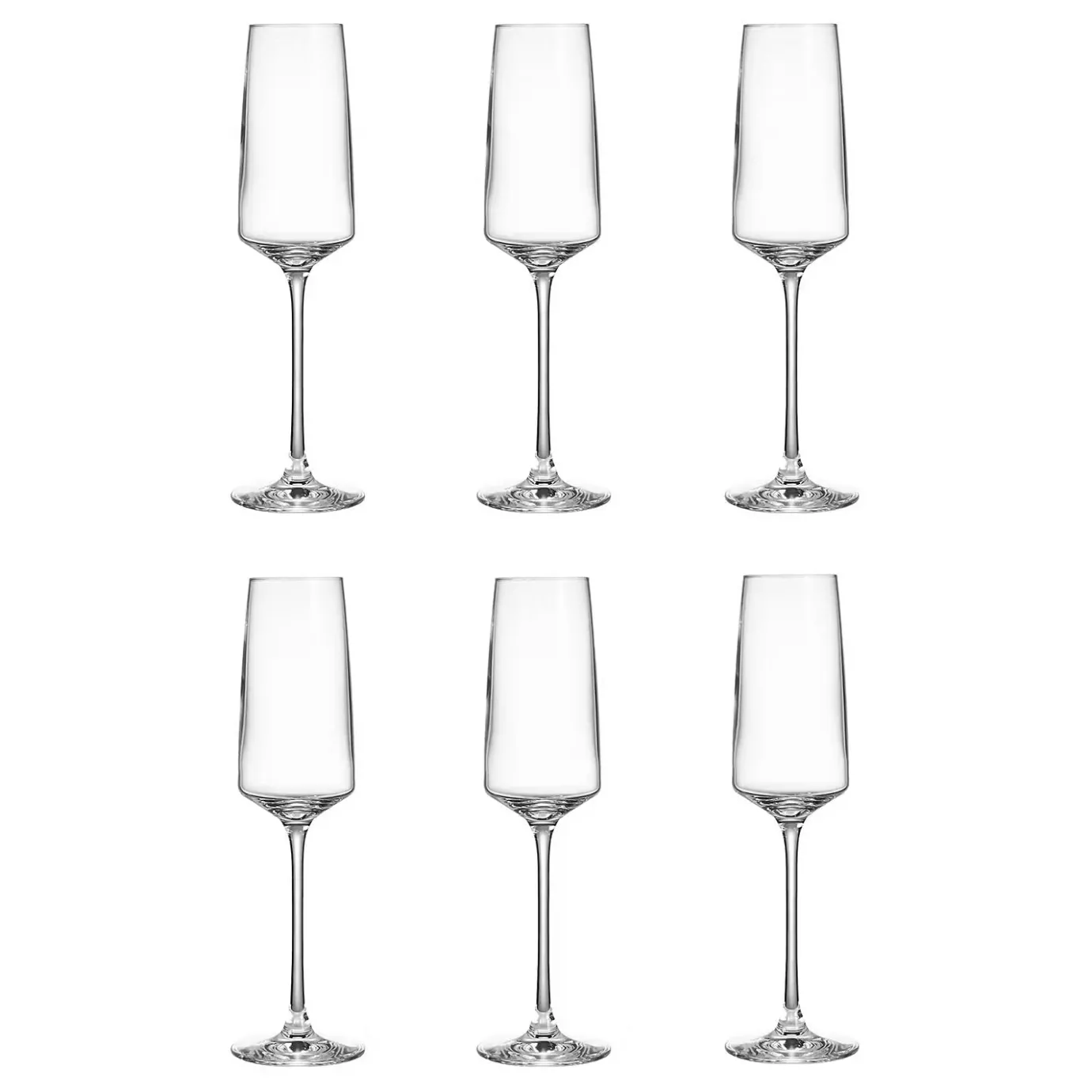 Butlers WINE & DINE Champagnerflöte 6er-Set- Sektgläser & Champagnergläser