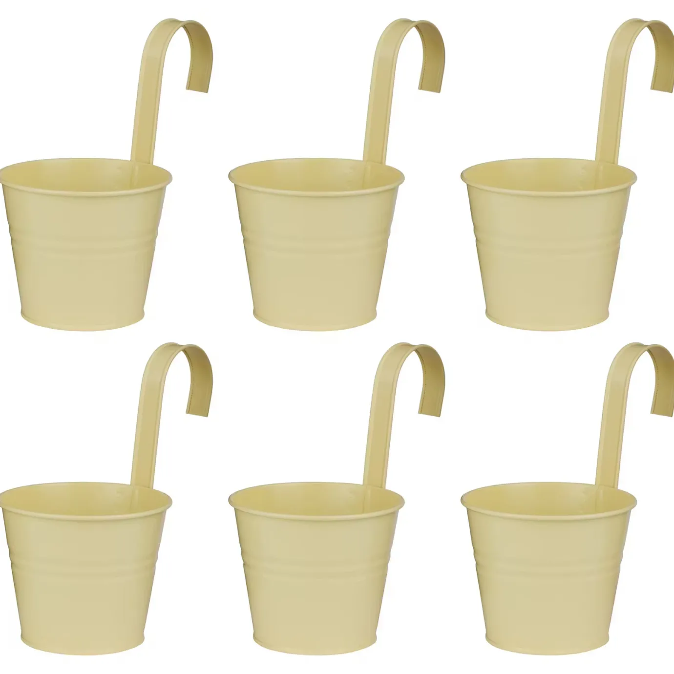 Butlers ZINC Hängetopf 6er-Set- Blumentöpfe & Übertöpfe