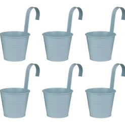 Butlers ZINC Hängetopf 6er-Set- Blumentöpfe & Übertöpfe